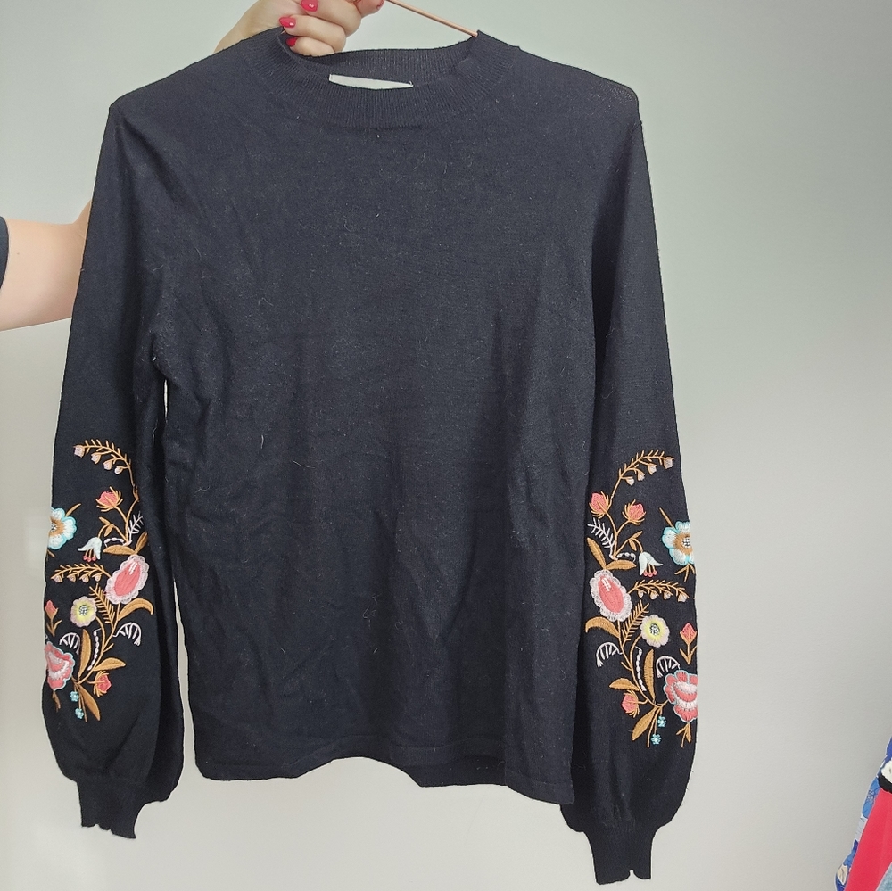 Embroidered Sweater